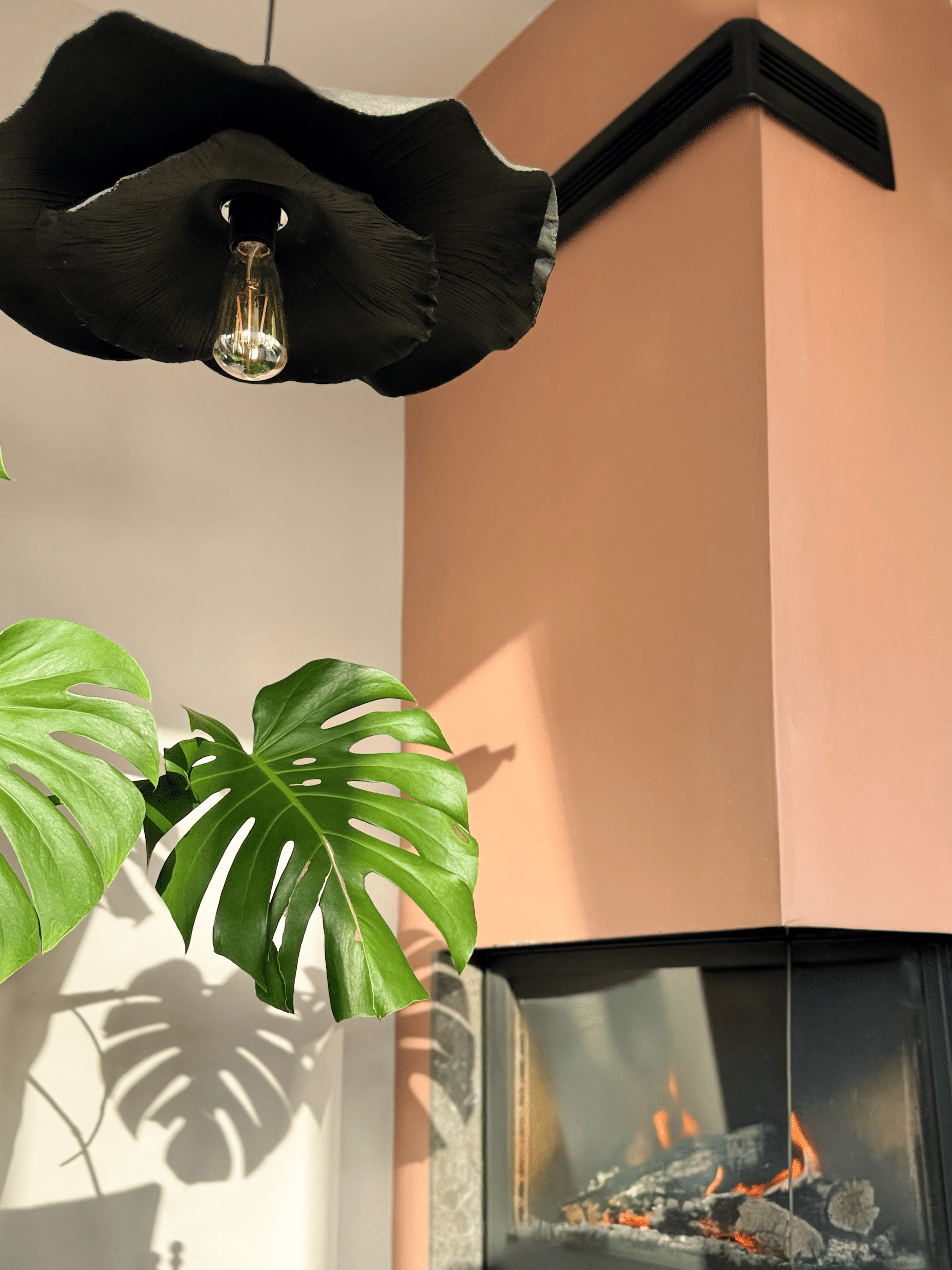 Modern Dark Avf Siyah İki Katlı Sarkıt Avize